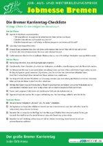 12. Bremer Karrieretag - Messe-Checkliste